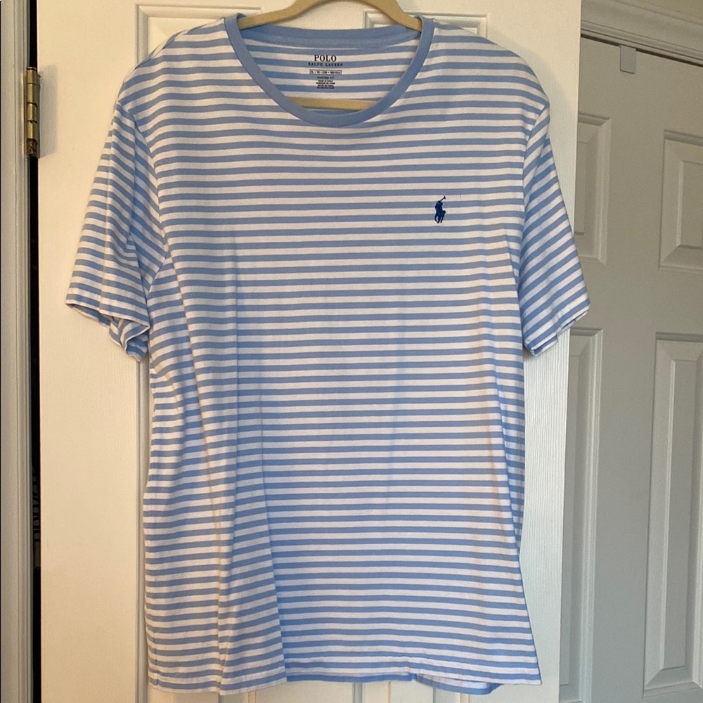 Ralph Lauren Blue Striped T-Shirt